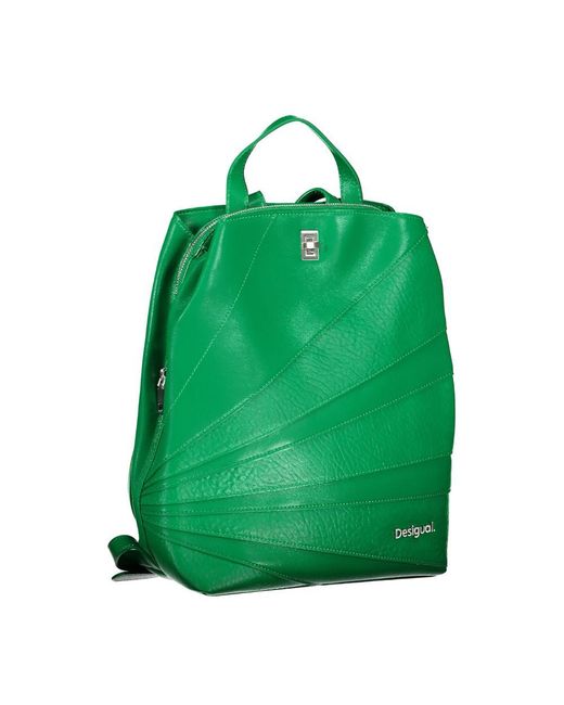 Desigual Green Polyethylene Backpack