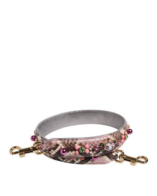 Dolce & Gabbana Multicolor Embellished Handbag Shoulder Strap for men