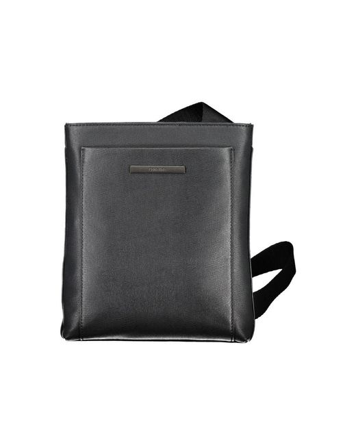 Calvin Klein Black Eco-Conscious Shoulder Bag With Logo for men