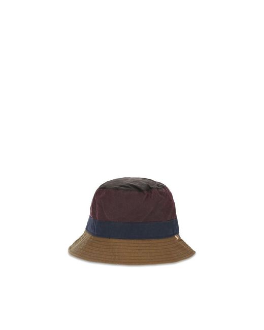 Barbour Brown Bucket Hat By X Paul Smith for men