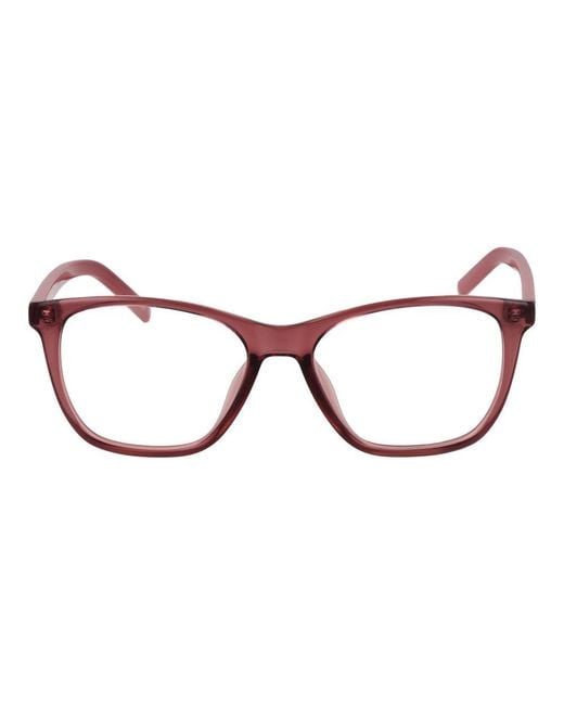 Converse Red Multicolor Stainless Steel Glasses (frames)