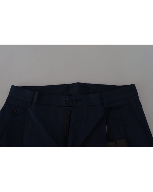 Dolce & Gabbana Blue Elegant Chino Shorts for men