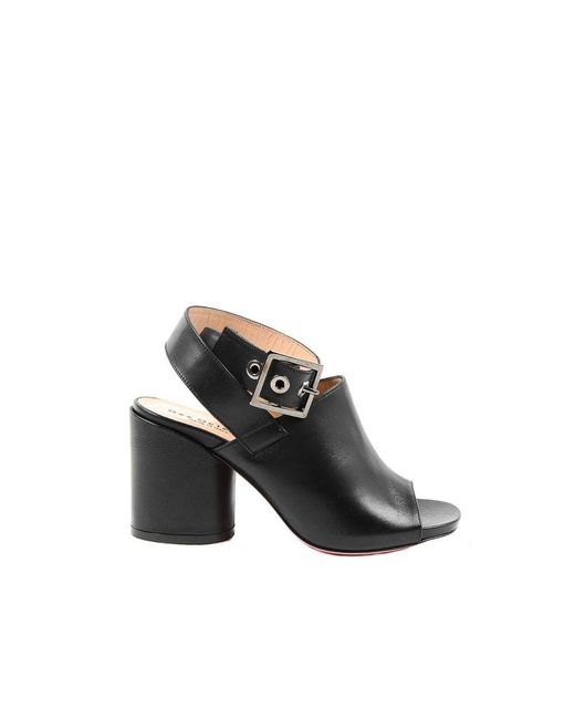 Dee Ocleppo Black Leather High Heel Pumps for men