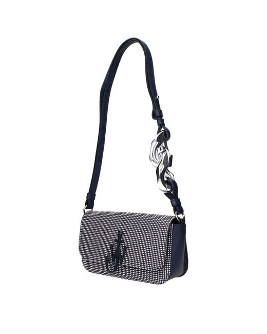 J.W. Anderson Gray Blue Fabric Shoulder Bag for men