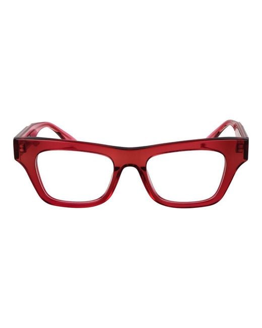 Trussardi Red Purple Acetate Glasses (frames)