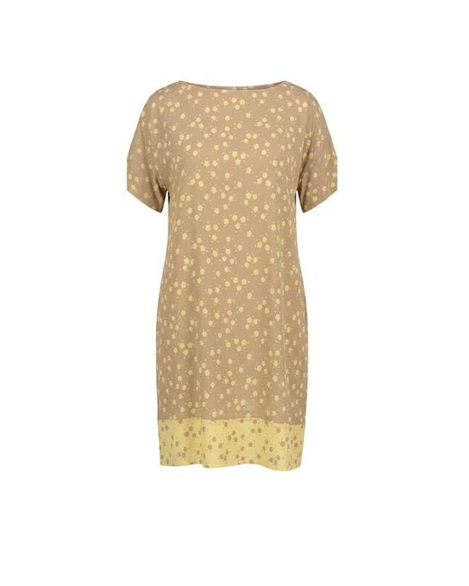 Trussardi Natural Beige Viscose Dress