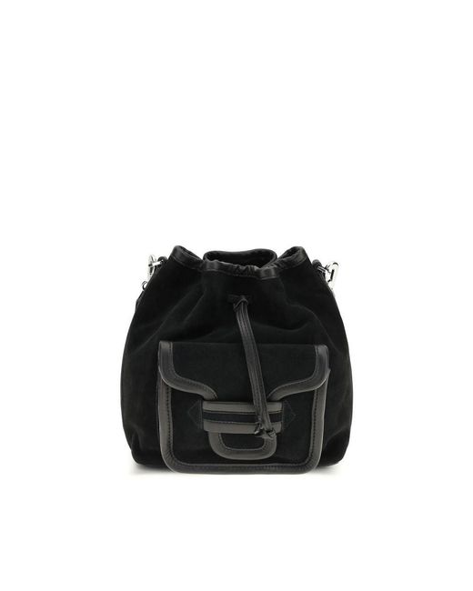 Pierre Hardy Black Calf Leather Bos Taurus Backet Bag