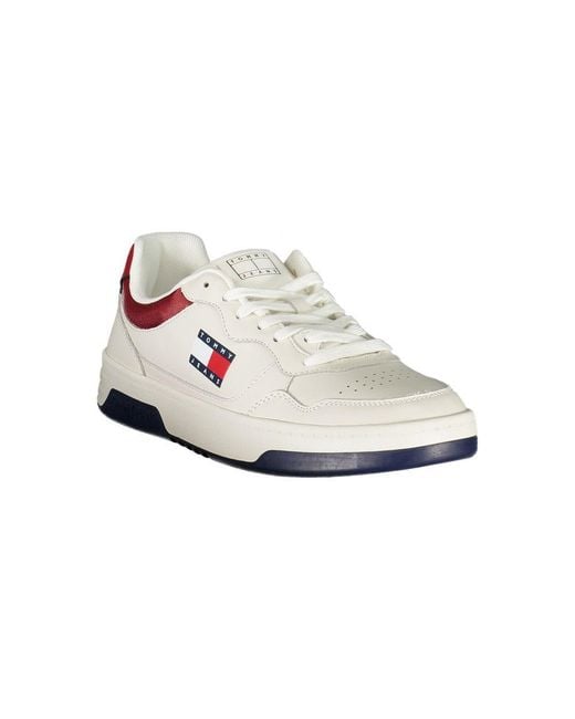 Tommy Hilfiger White Leather Sneaker for men