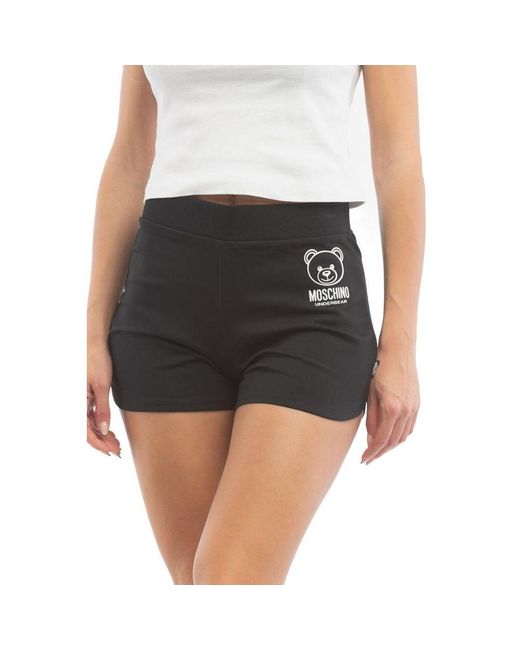 Moschino Black Cotton Shorts
