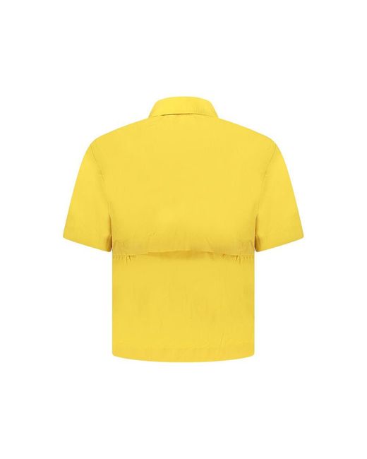 K-Way Yellow Polyamide Shirt