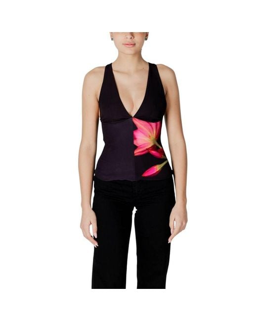 Desigual Black Polyester Top