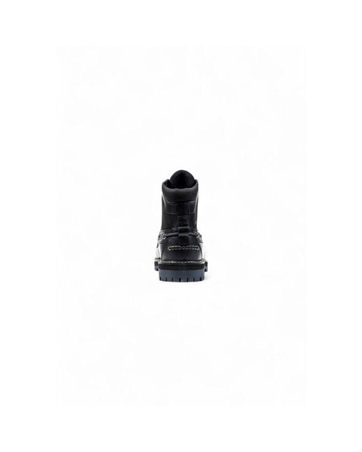 Timberland Black Lace-Up Boots for men