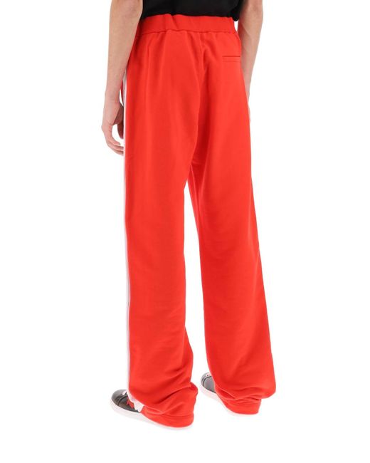 DSquared² Red Burbs Logo Band Sweatpants for men