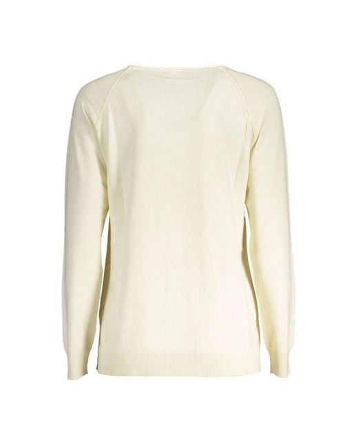 North Sails Natural White Cotton Sweatshirt