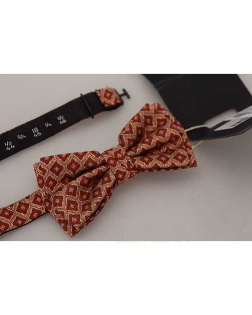 Scotch & Soda Gray Multicolor Silk Adjustable Neck Papillonbow Tie for men