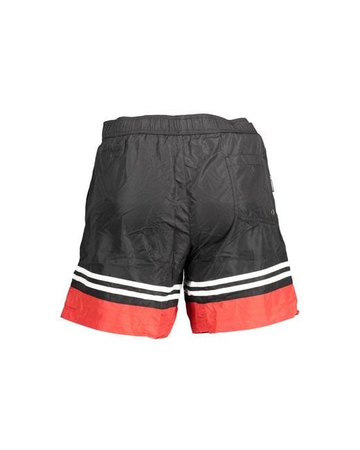 Karl Lagerfeld Gray Polyester Swimwear for men