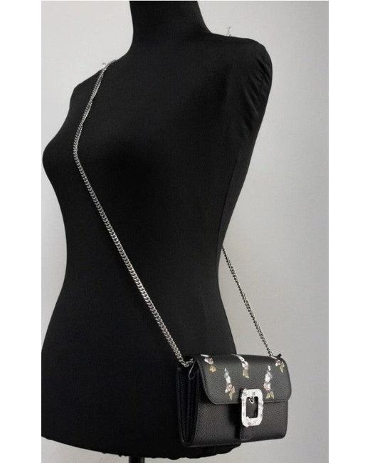 Kate Spade X Disney Black Leather Minnie Mouse Wallet Crossbody Bag
