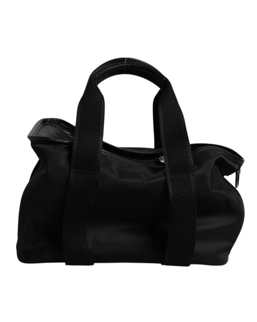 Dolce & Gabbana Black Shoulder Strap Pet Carry Logo Plaque Bag for men