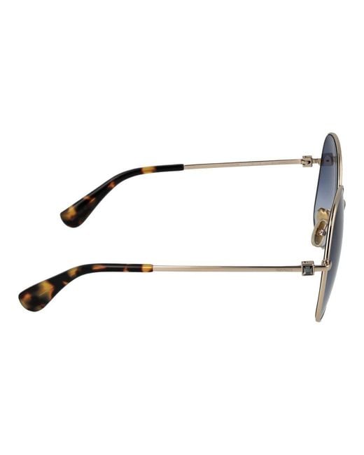 Max Mara Blue Gold Sunglasses