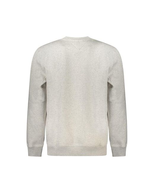 Tommy Hilfiger Gray Cotton Sweater for men