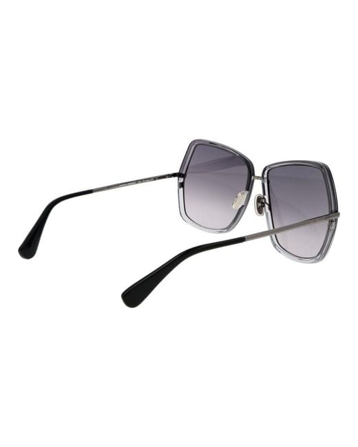 Max Mara Gray Metal Sunglasses