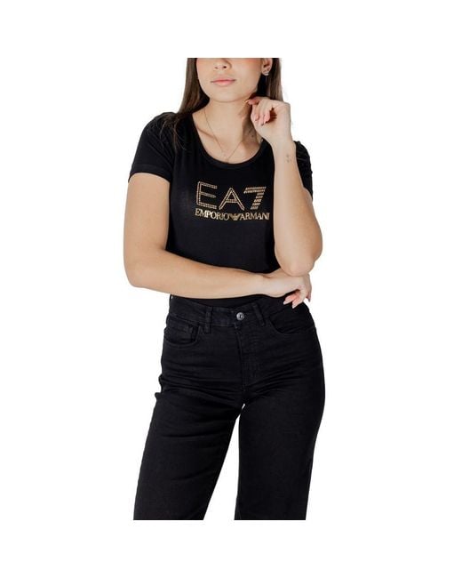 EA7 Black Modal T-Shirt