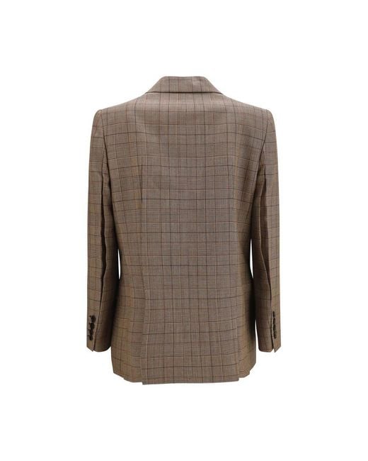 Chloé Brown Beige Wool Oves Aries Blazer