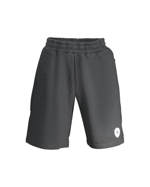 Converse Gray Black Cotton Men's Sweatpants for men