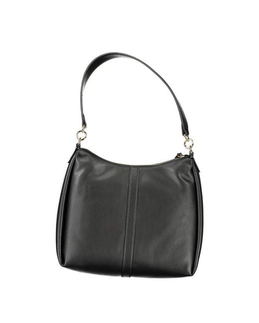 Tommy Hilfiger Black Polyester Shoulder Bag