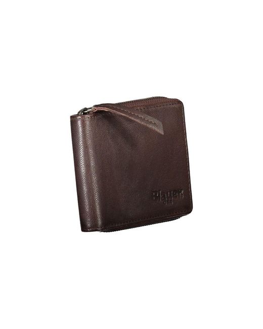 Blauer Brown Leather Wallet for men