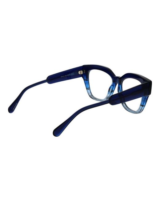 MAX&Co. Blue Stylish Rectangular Optical Frames