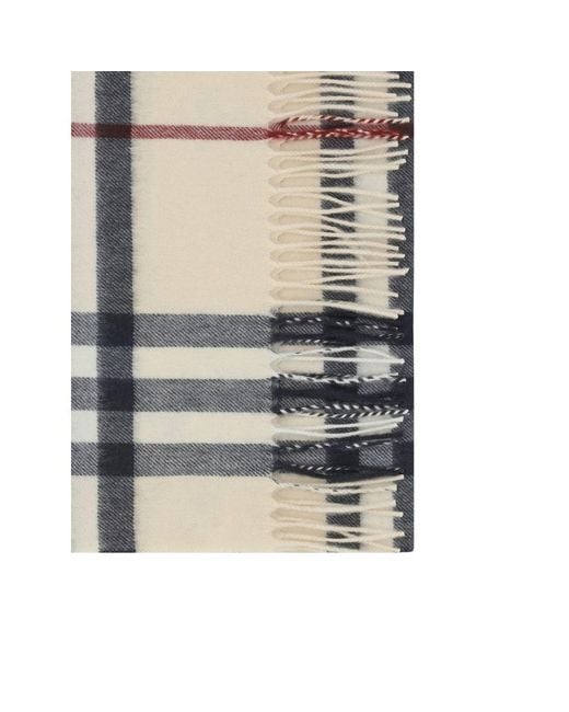 Burberry Multicolor Beige Cashmere Scarf for men