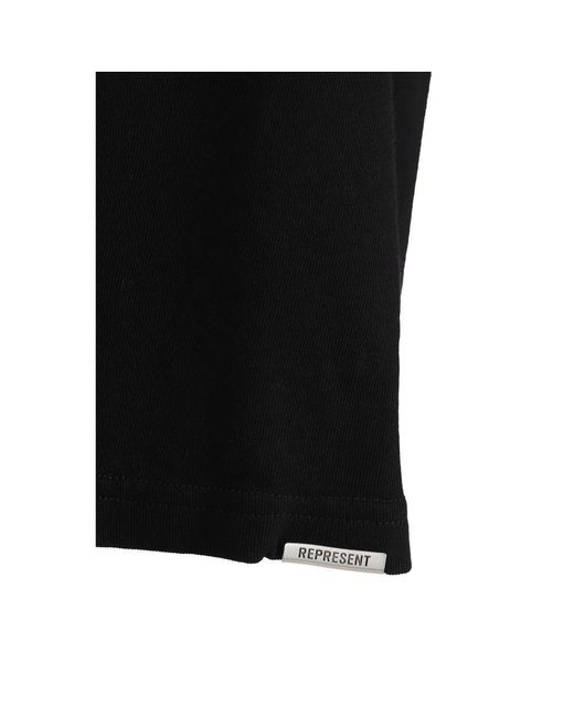 Represent Black T-Shirts for men