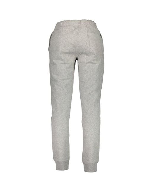 La Martina Gray Grigio Cotton Men's Sport Trouser for men