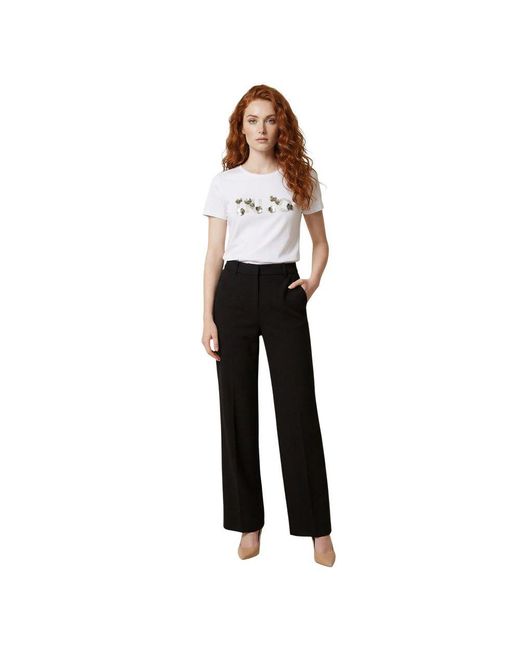Liu Jo White Cotton T-Shirt