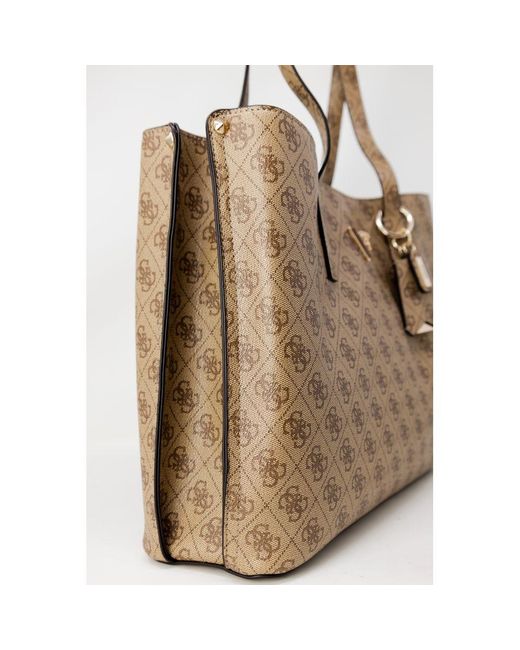 Guess Natural Beige Polyethylene Handbag for men