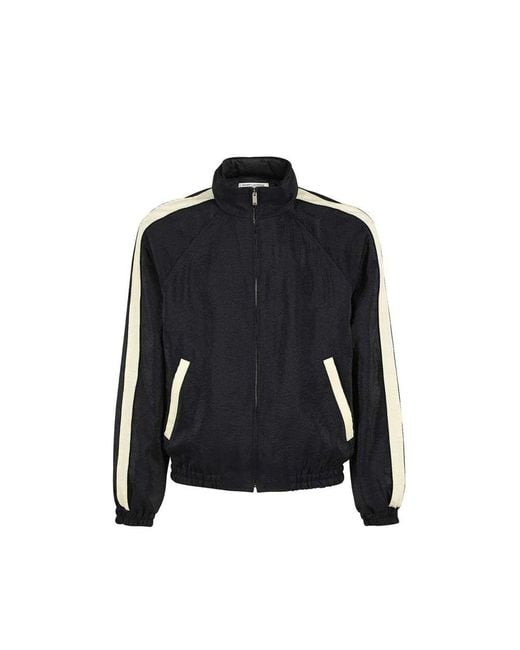Saint Laurent Blue Black Polyamide Bomber for men