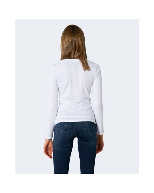 ARMANI EXCHANGE White Cotton Tops & T