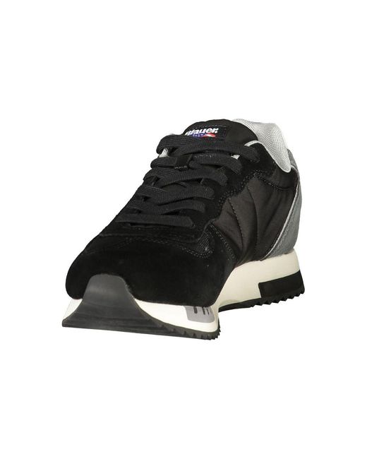 Blauer Black Polyurethane Men's Sneaker for men