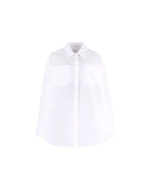 Valentino White Cotton Mini Dress