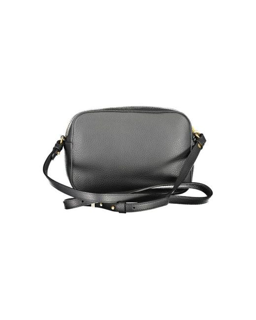 Coccinelle Gray Leather Shoulder Bag