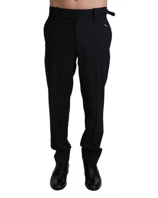 Dolce & Gabbana Black Suit Trousers for men