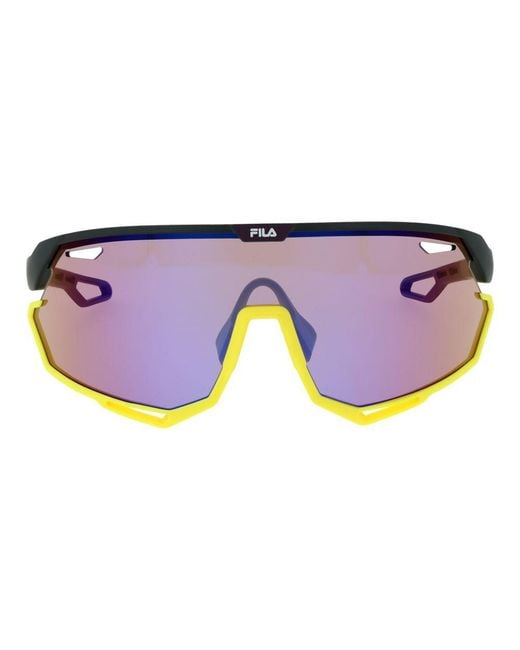 Fila Purple Plastic Sunglasses for men