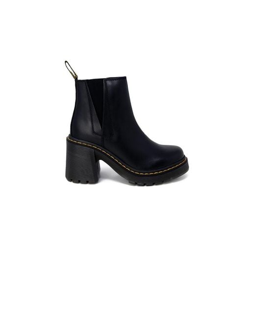 Dr. Martens Black Leather High Heel Pumps