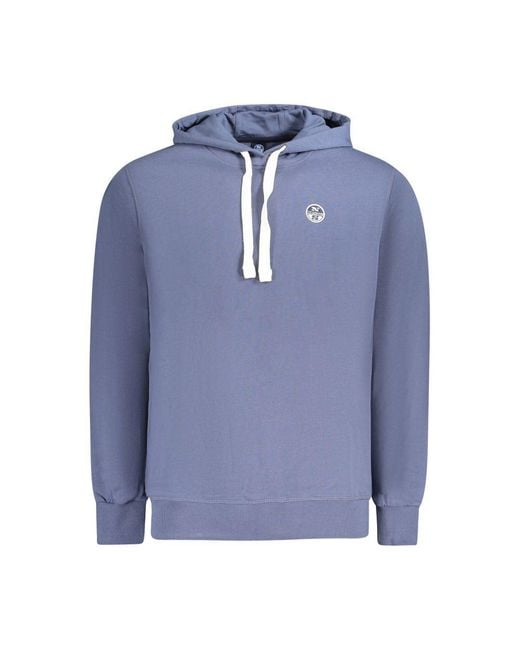 North Sails Blue Cotton Sweater for men