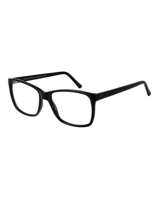 Andy Wolf Black Acetate Glasses (frames)