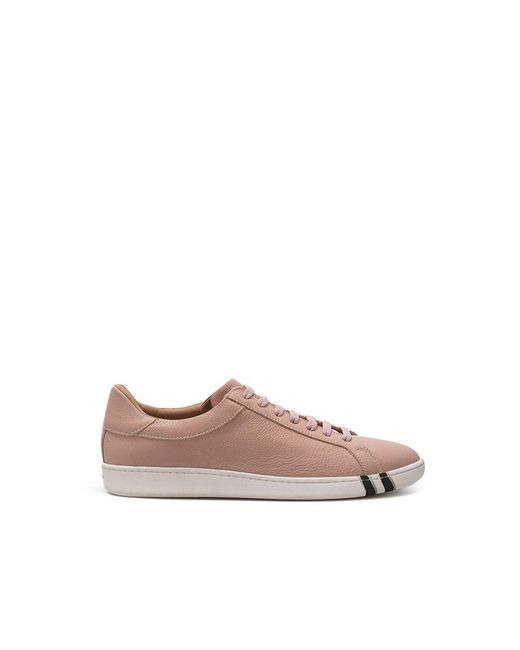 Bally Brown Janelle Sneaker Blush Leather