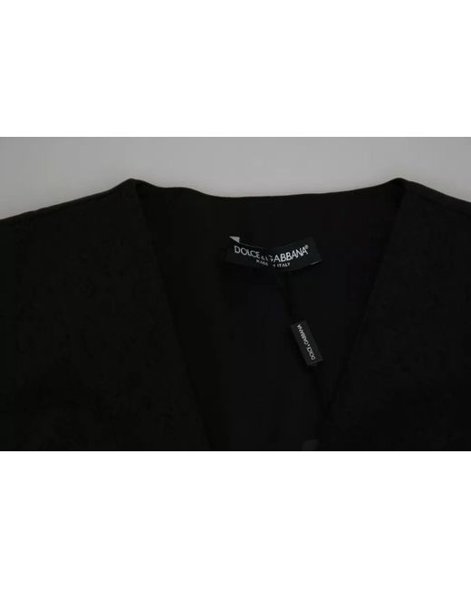 Dolce & Gabbana Black Waistcoats