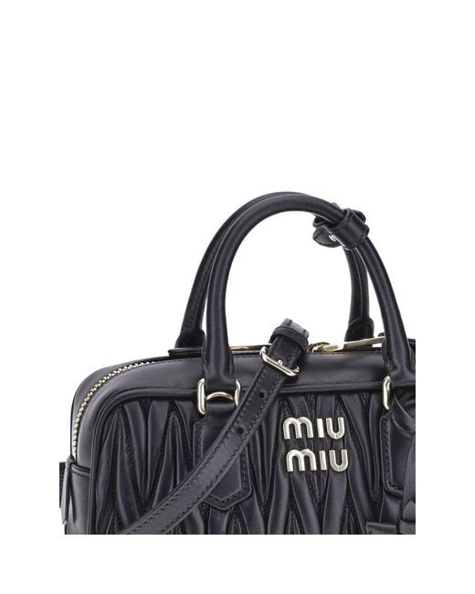 Miu Miu Blue Arcadie Shoulder Bag