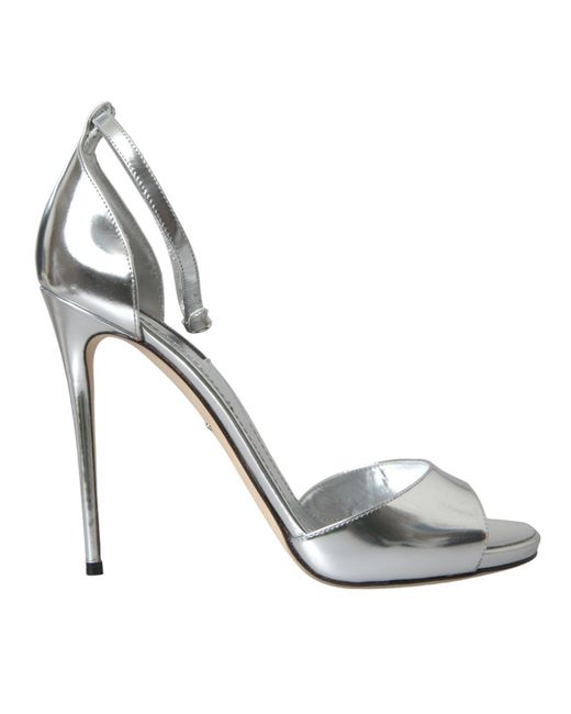 Dolce & Gabbana Metallic High Heel Sandals